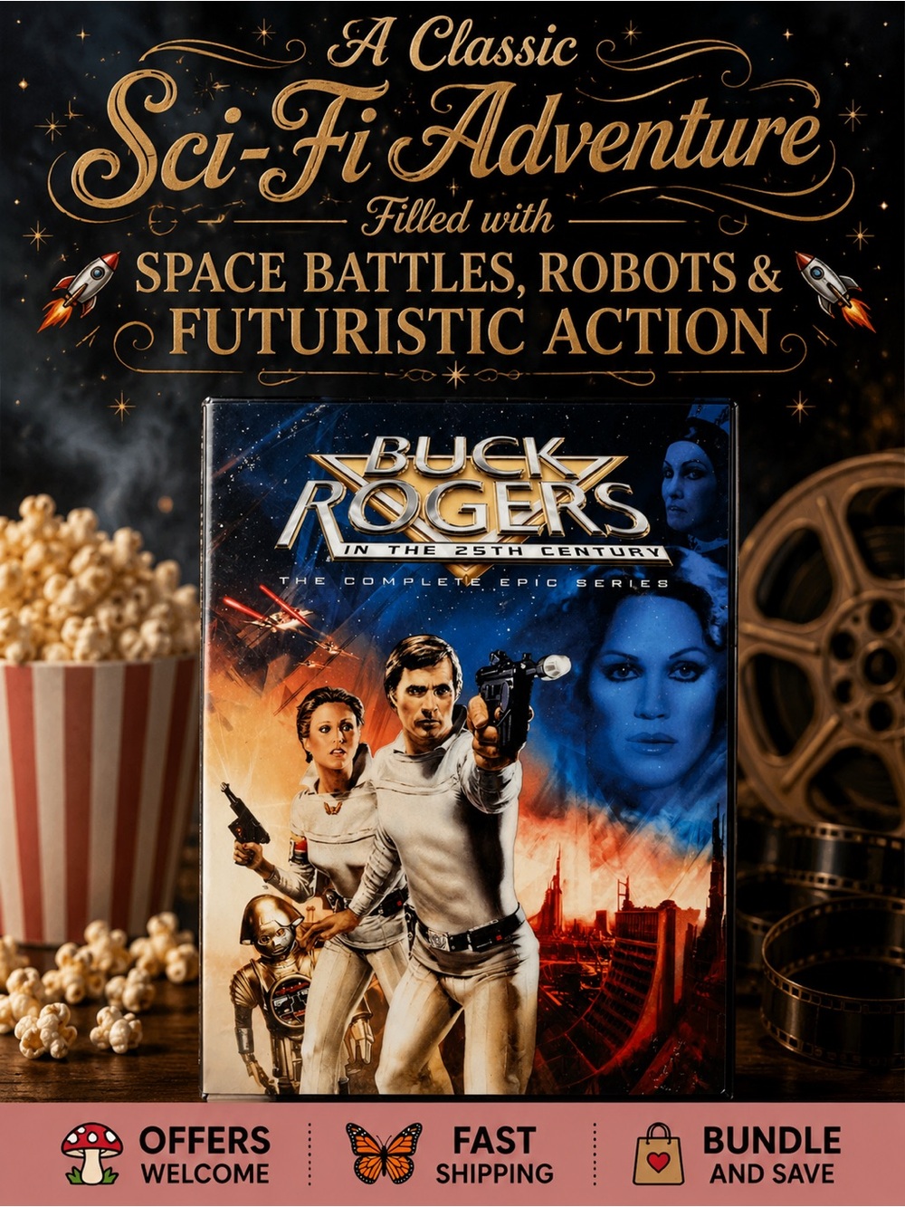 Buck Rogers In The 25th Century Complete Epic Series DVD Set